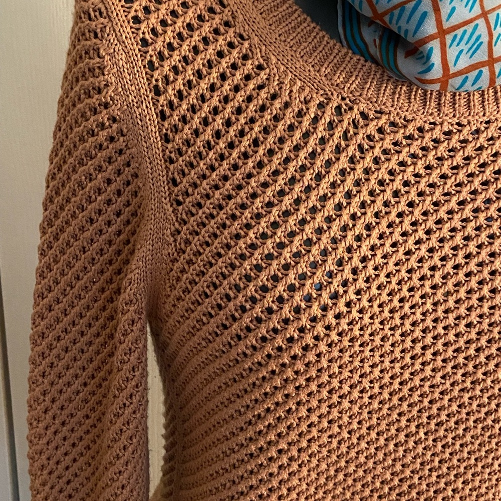 Ann Taylor Coral Spring Sweater size L